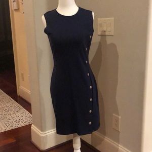 Navy blue dress